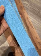 鹿牌PZ533蓝色砂带抛光砂带不锈钢打磨去毛刺砂布带