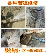 上海松江地下自来水管漏水检测，消防水管漏水探测维修