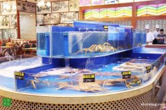 扬州鱼缸价格【庆亚】海鲜螃蟹玻璃鱼缸测量制作安装
